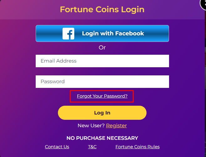 Fortune Coins Login Guide